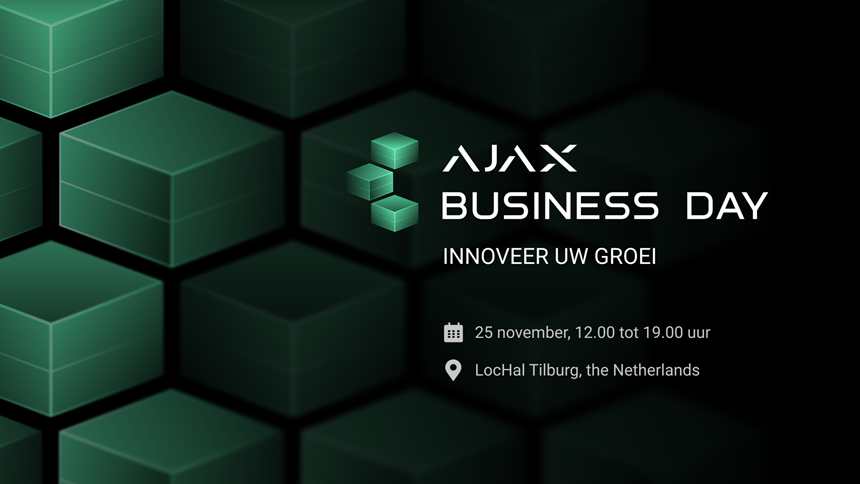 🖤 Save the Date | Ajax Business Day Benelux | 25 November 2026 🖤